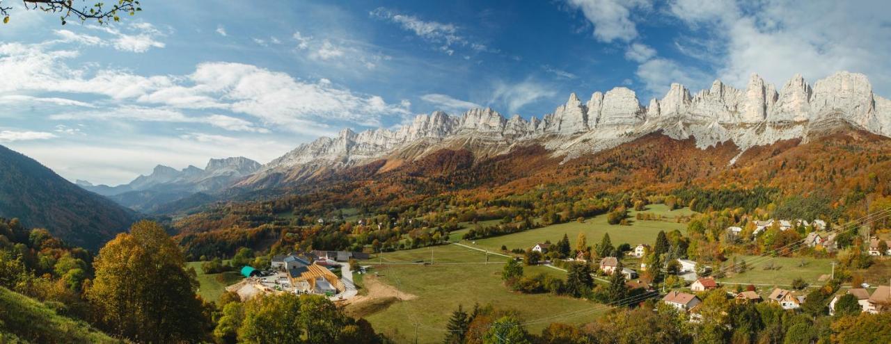 Eterpa Les Chalets De Pre Clos En Vercors Saint-Andéol المظهر الخارجي الصورة